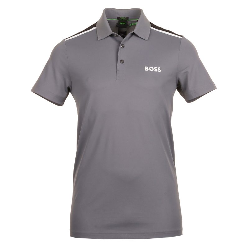 BOSSPaddytechPoloShirtSP2450506150 036Grey 1