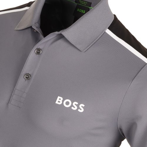 BOSSPaddytechPoloShirtSP2450506150 036Grey 2