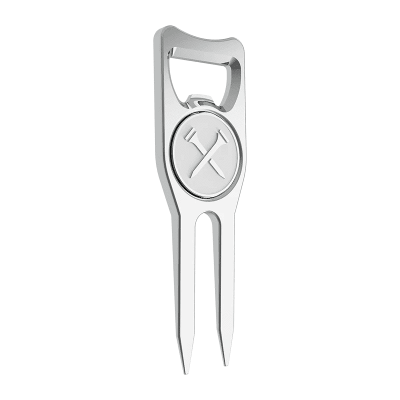 Blue Tees Golf Divot Repair Tool BTD001 101 OS Silver