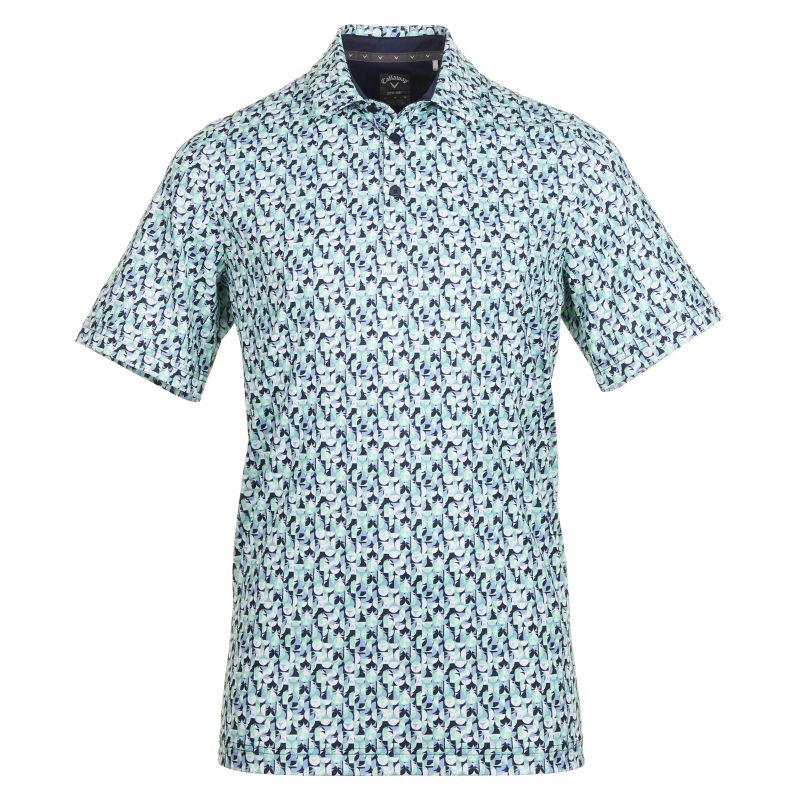 Callaway Golf Abstract Ball Print Shirt CGKSE090 410 1