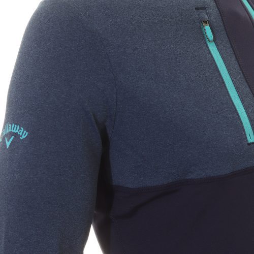 Callaway Golf Aquapel Mixed Media 1 4 Zip CGKFD015 410 3