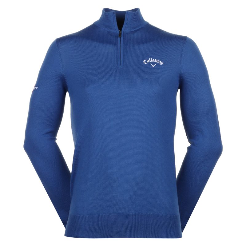 Callaway Golf Blended Merino 1 4 Zip Sweater CGGF80M1 402 1