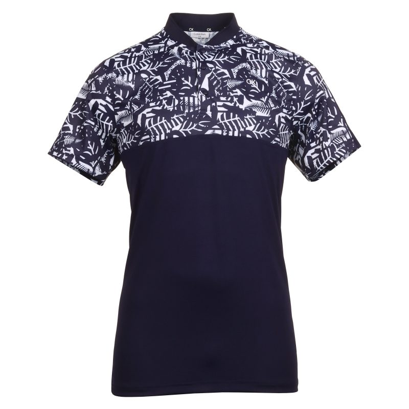 Calvin Klein Golf Brookhill Blade Shirt CKMS24880 Evening Blue 1