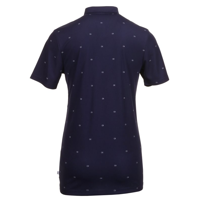 Calvin Klein Golf CK Monogram Shirt CKMS24882 E.Blue 2