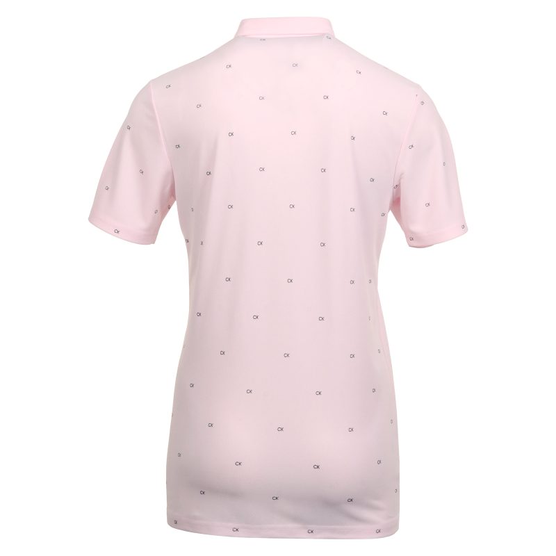 Calvin Klein Golf CK Monogram Shirt CKMS24882 Pink 2