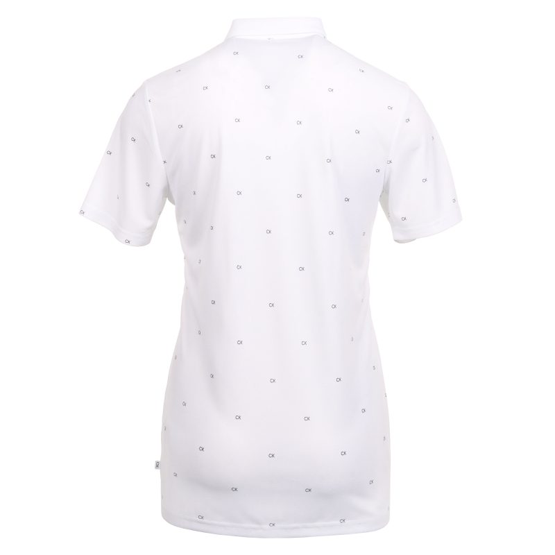 Calvin Klein Golf CK Monogram Shirt CKMS24882 White 2