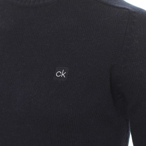 Calvin Klein Golf Chunky Crew Neck Sweater CKMA21529 Navy 3