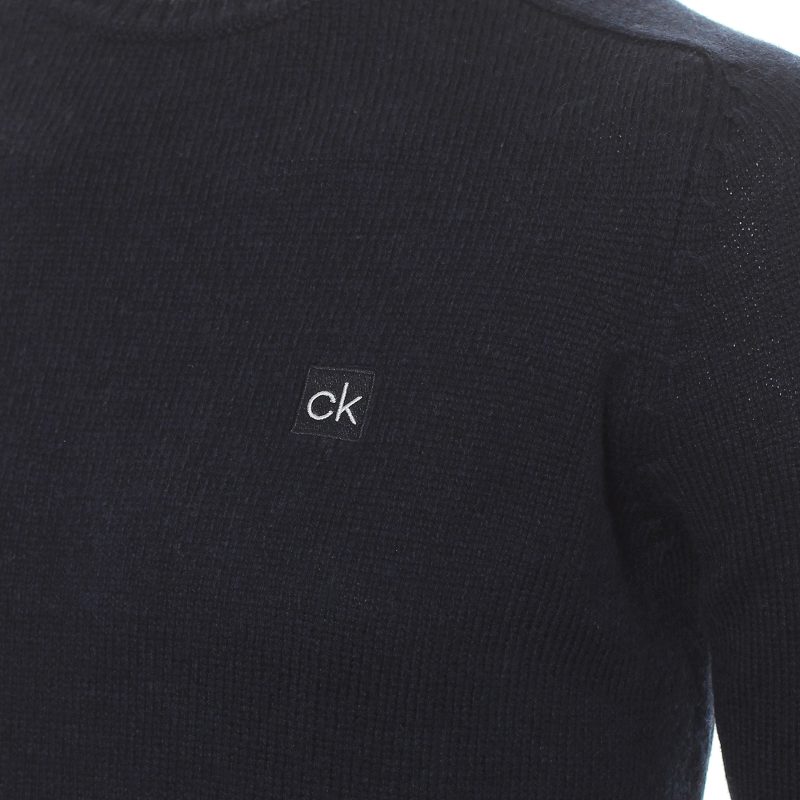 Calvin Klein Golf Chunky Crew Neck Sweater CKMA21529 Navy 3