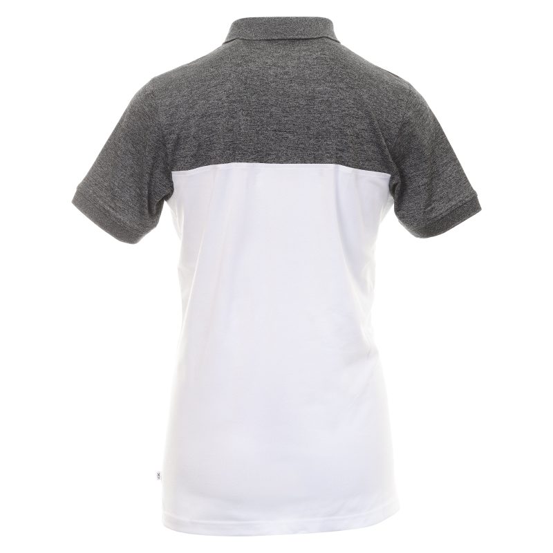 Calvin Klein Golf Colour Block Shirt C9690 C.Marl White 2