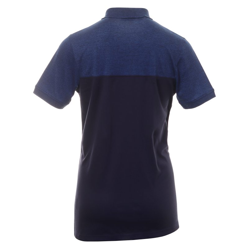 Calvin Klein Golf Colour Block Shirt C9690 Cobalt Marl Navy 2