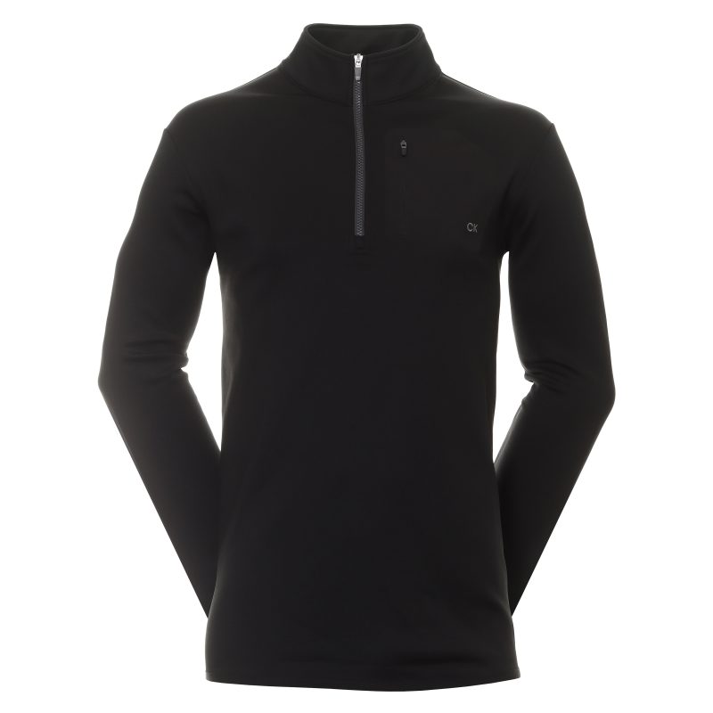 Calvin Klein Golf Delta Half Zip C9777 Black 1