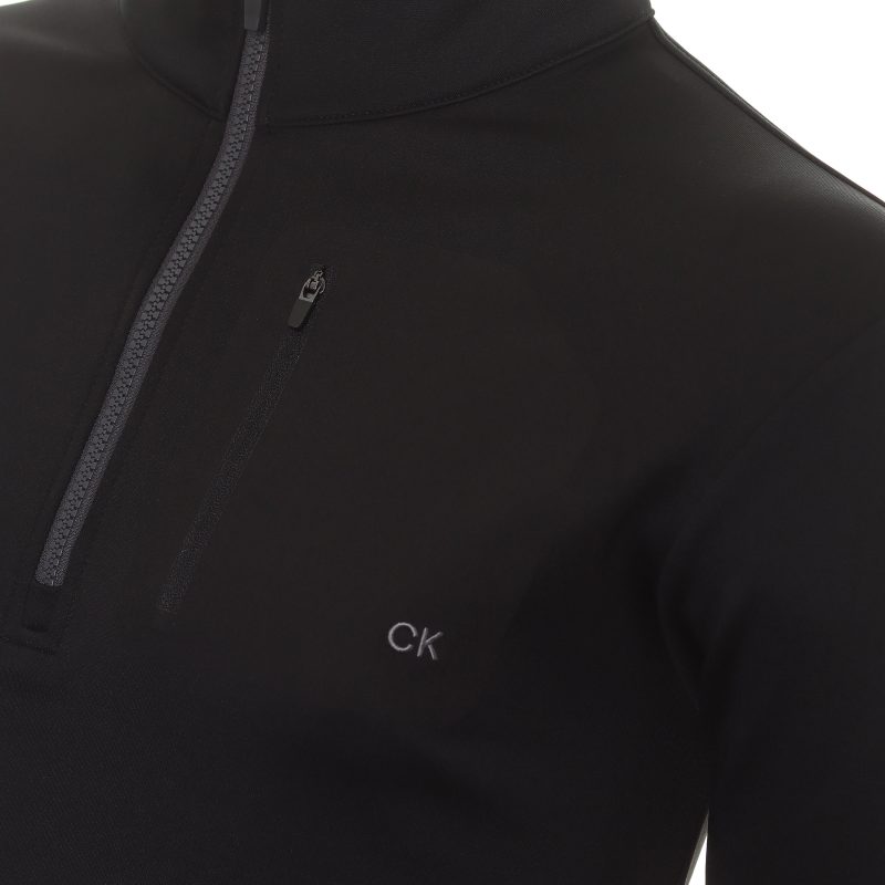 Calvin Klein Golf Delta Half Zip C9777 Black 3