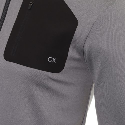 Calvin Klein Golf Delta Half Zip C9777 Silver Marl 3