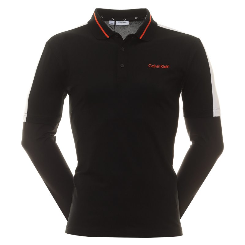 Calvin Klein Golf Evans Hybrid LS Shirt CKMA23811 Black 1