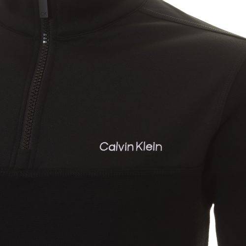 Calvin Klein Golf Foxe Close Hybrid 1 2 Zip CKMA23821 Black 4