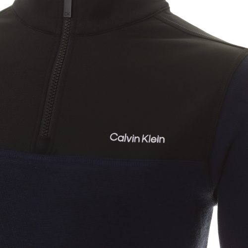 Calvin Klein Golf Foxe Close Hybrid 1 2 Zip CKMA23821 Peaoat 3