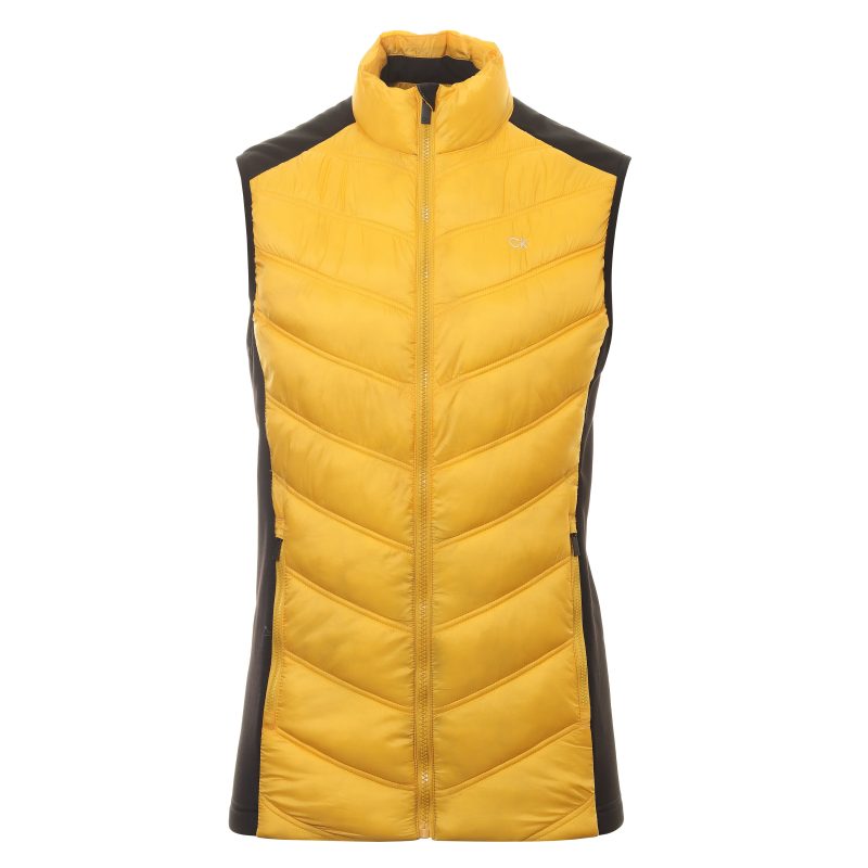 Calvin Klein Golf Frontera Hybrid Gilet C9833 Mustard 1