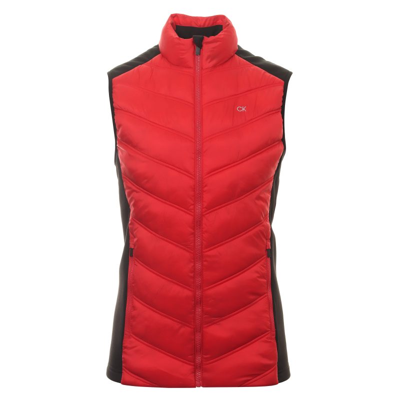 Calvin Klein Golf Frontera Hybrid Gilet C9833 Red 1