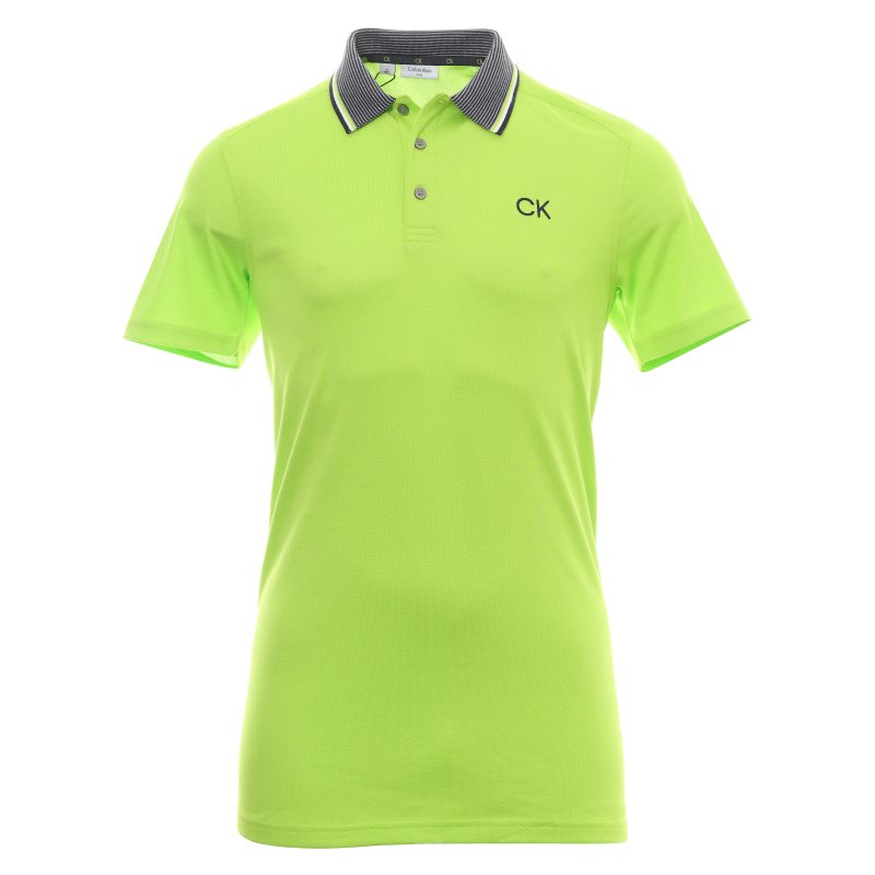 Calvin Klein Golf Monterey Shirt CKMS22535 Citron 1