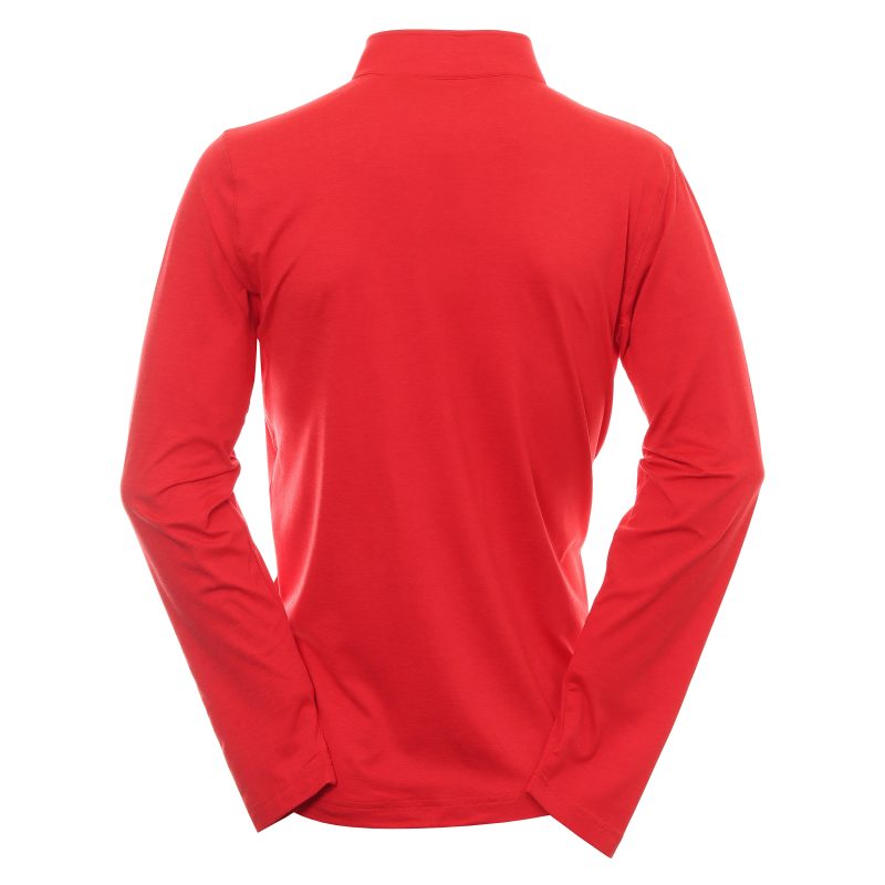 Calvin Klein Golf Newport Half Zip C9355 Powder Red Marl 2