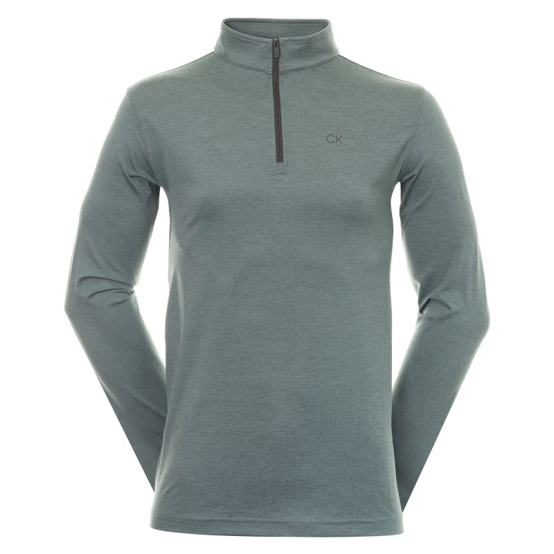 Calvin Klein Golf Newport Half Zip C9355 Sage 1