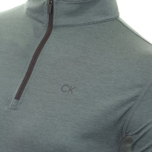 Calvin Klein Golf Newport Half Zip C9355 Sage 3