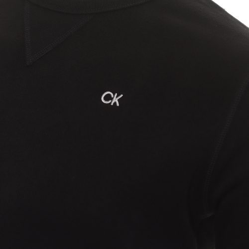 Calvin Klein Golf Ohio Crew Neck Sweater C9693 Black 3