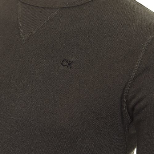 Calvin Klein Golf Ohio Crew Neck Sweater C9693 Olive Marl 3