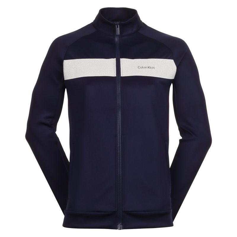 Calvin Klein Golf Parkbury Full Zip CMKS24889 Evening Blue 1