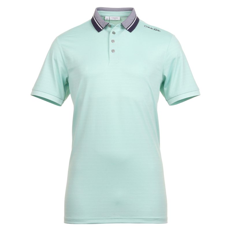 Calvin Klein Golf Parramore Shirt CKMS24885 Aqua 1