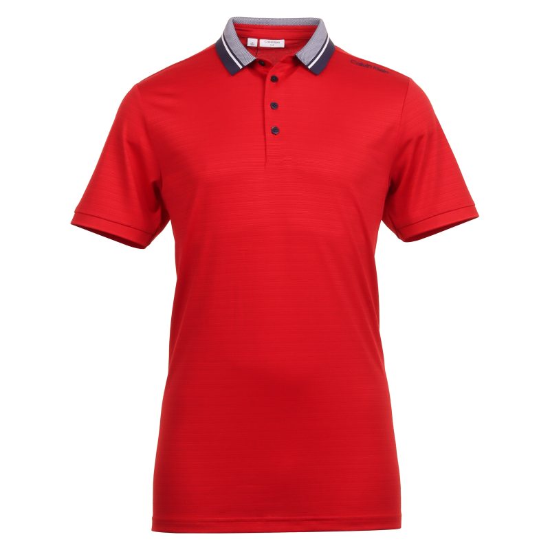 Calvin Klein Golf Parramore Shirt CKMS24885 Red 1