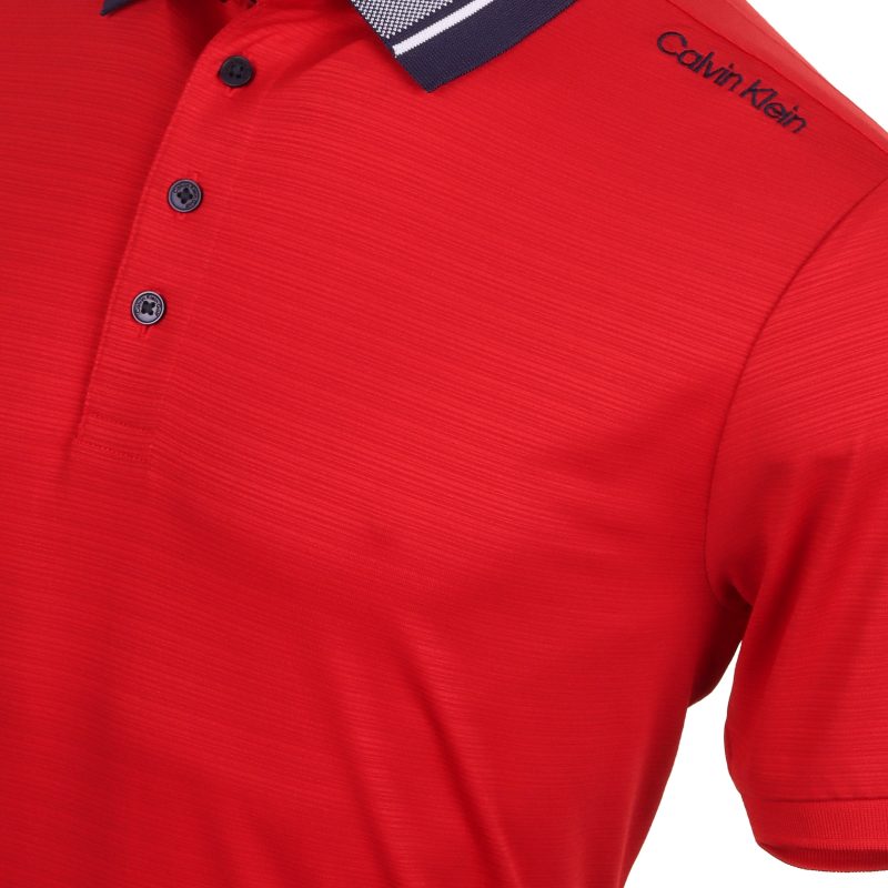 Calvin Klein Golf Parramore Shirt CKMS24885 Red 3