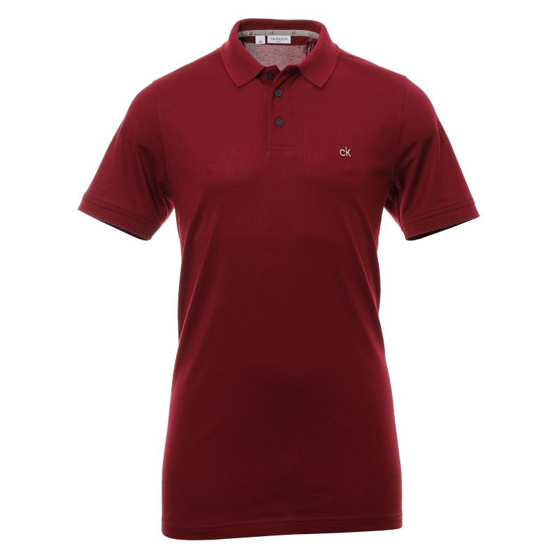 Calvin Klein Golf Planet Shirt C9579 Burgundy 1