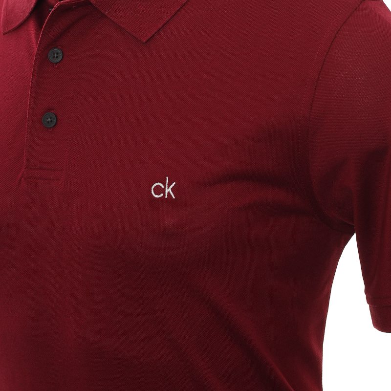 Calvin Klein Golf Planet Shirt C9579 Burgundy 3