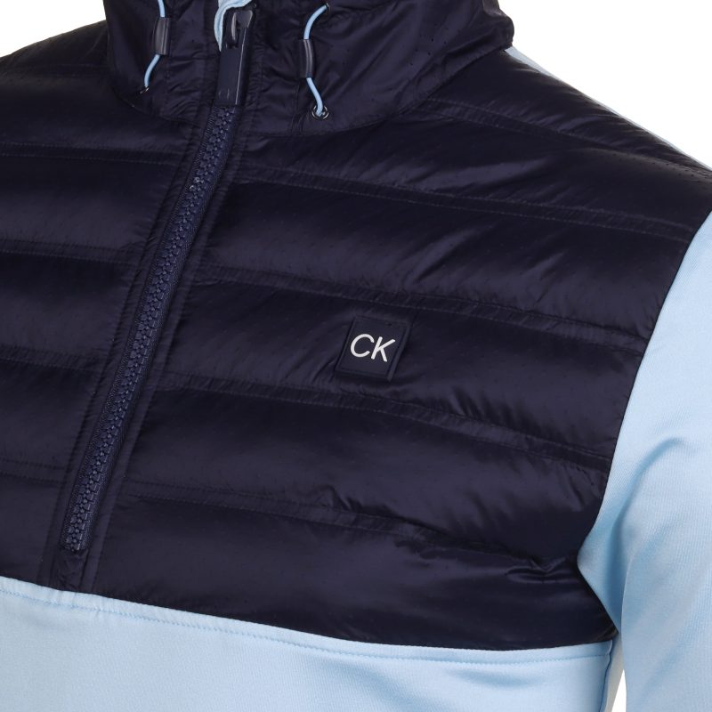 Calvin Klein Golf Rangewood Hybrid Half Zip CKMS24890 Blue 3