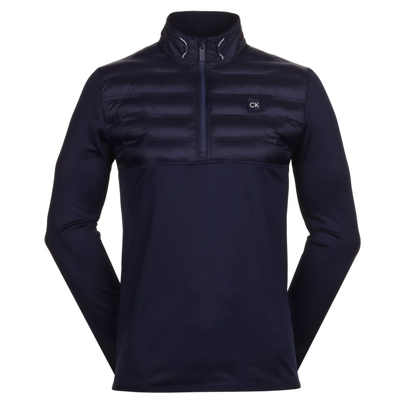 Calvin Klein Golf Rangewood Hybrid Half Zip CKMS24890 Evening Blue 1