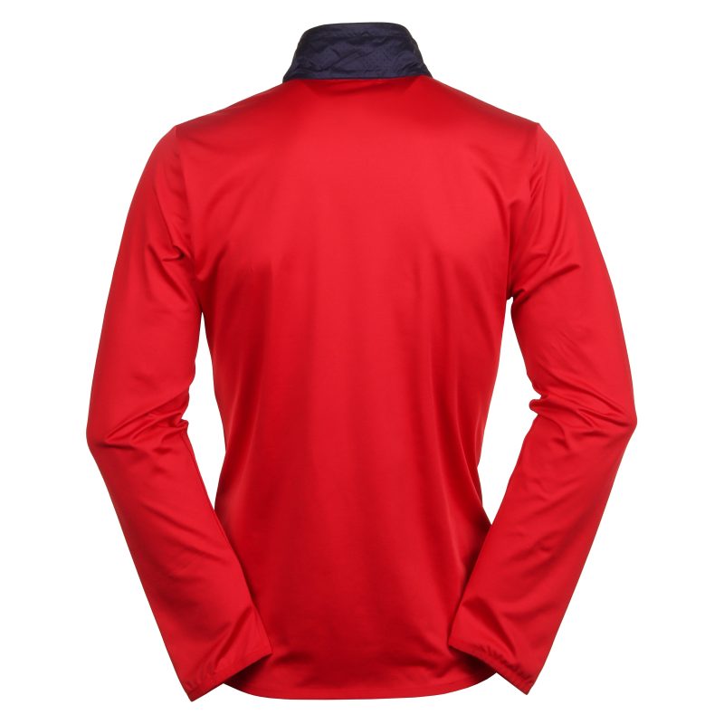 Calvin Klein Golf Rangewood Hybrid Half Zip CKMS24890 Red 2