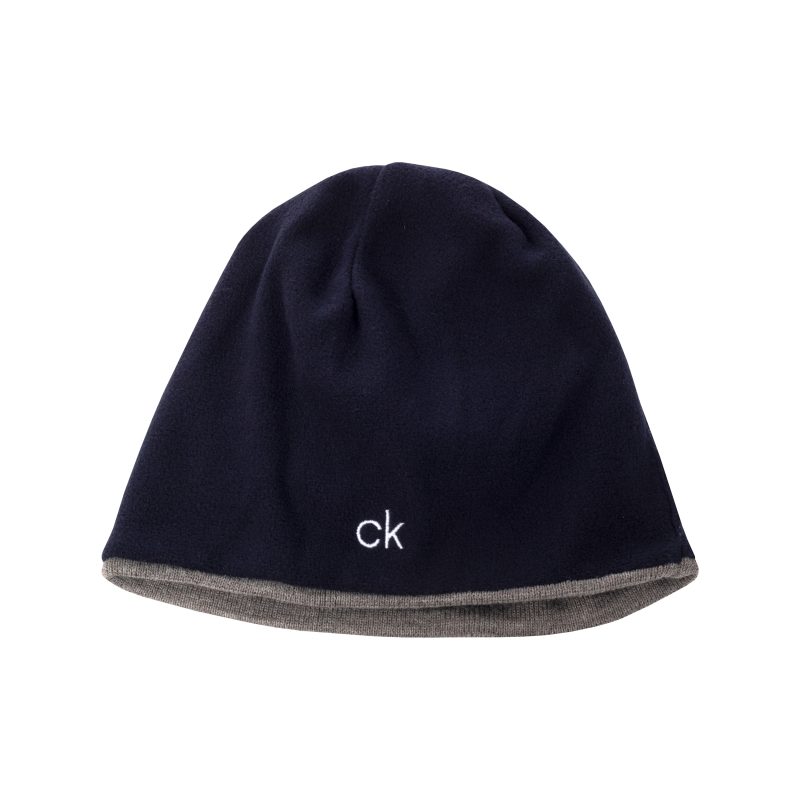 Calvin Klein Golf React Reversible Beanie CKMA21544 Navy Grey 2