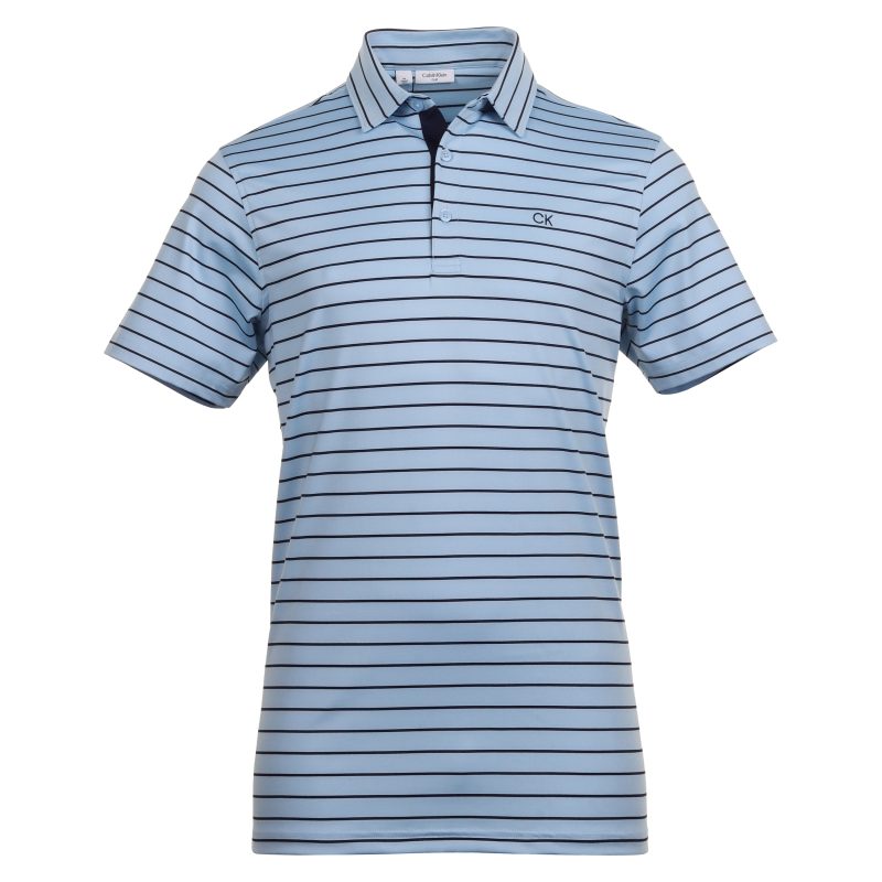 Calvin Klein Golf Silverstone Shirt CKMS24887 Blue Evening Blue 1