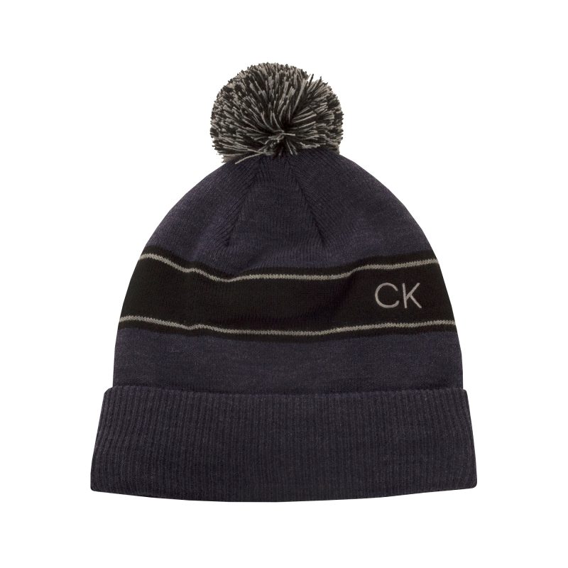 Calvin Klein Golf Stripe Beanie CKMA23828 Peacoat 1