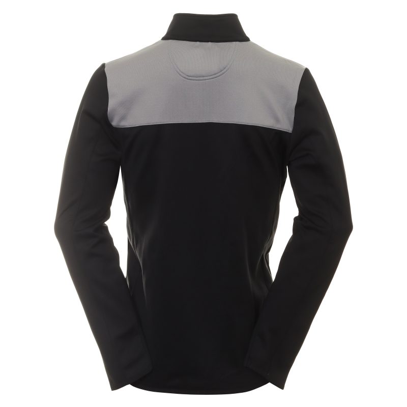 Calvin Klein Golf Traverse Half Zip C9778 Grey Black 2