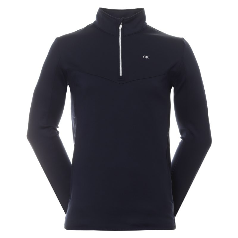 Calvin Klein Golf Traverse Half Zip C9778 Navy 1