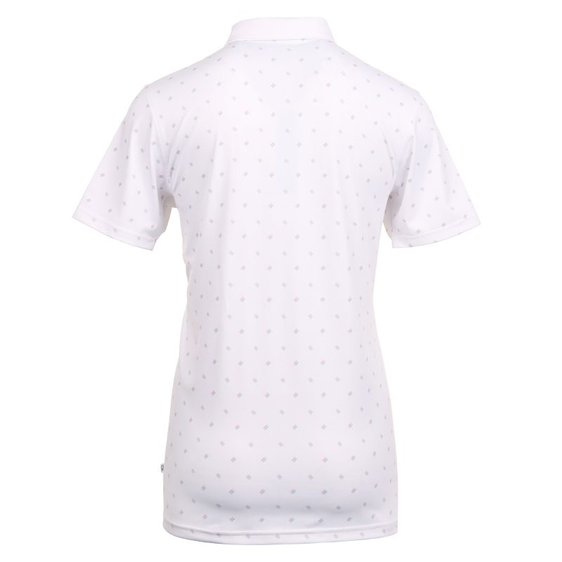 Calvin Klein Golf Treble Strike Print Shirt CKMS24883 White 2