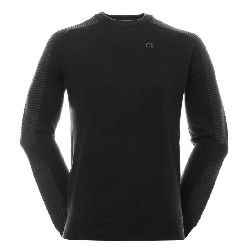 Calvin Klein Golf Veleto Crew Sweater CKMA22703 Black 1