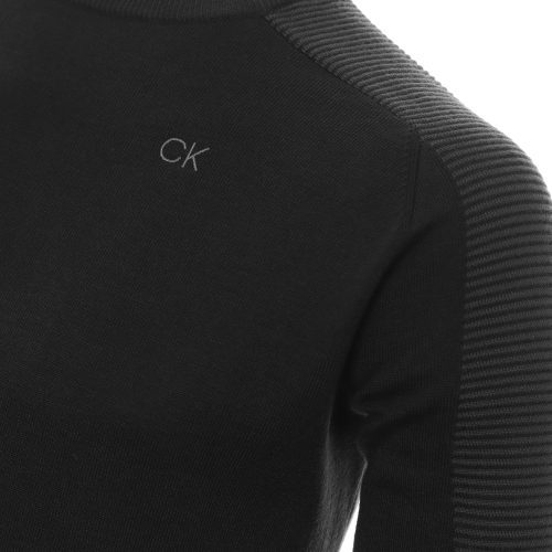 Calvin Klein Golf Veleto Crew Sweater CKMA22703 Black 3