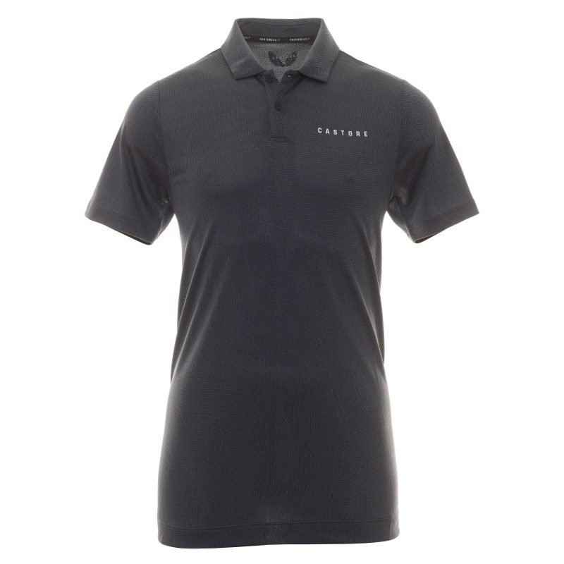 Castore Engineered Knit Golf Polo Shirt CMA30175.B Midnight Navy 1