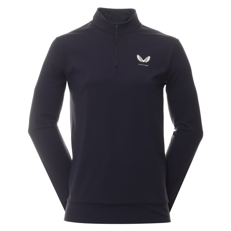 Castore Golf Classic 1 4 Zi p Midlayer CMA40173 Midnight Navy 1