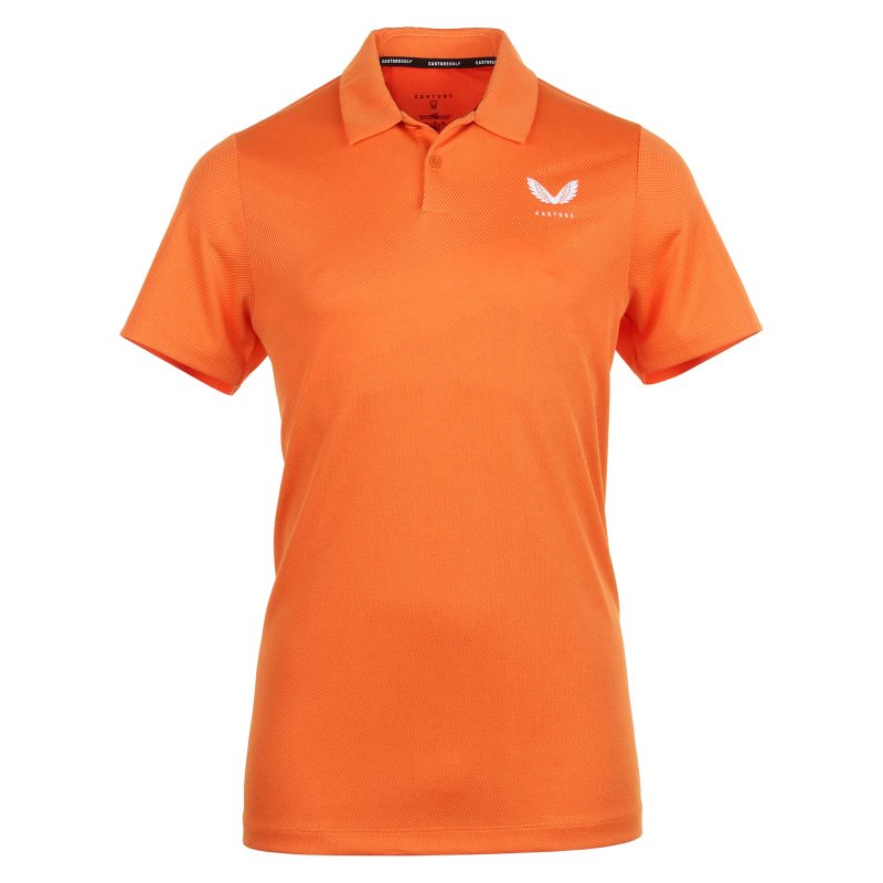 Castore Golf Engineered Knit Polo Shirt SS24 GMC30693 078 1