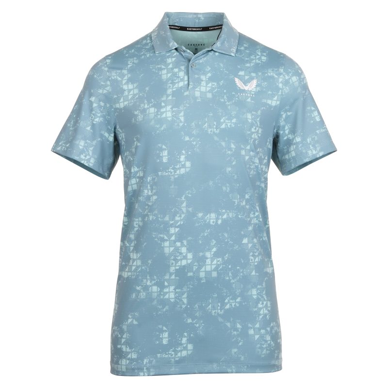 Castore Golf Printed Polo Shirt SS24 GMC30696 218 1