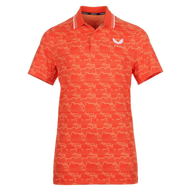 Castore Golf Printed Tech Polo Shirt SS24 GMC30698 078 1